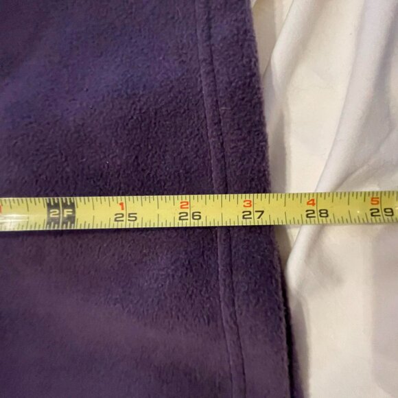 Penmans purple fleece jacket, full zip embroidered SIZE XL retro boxy - Picture 4 of 12